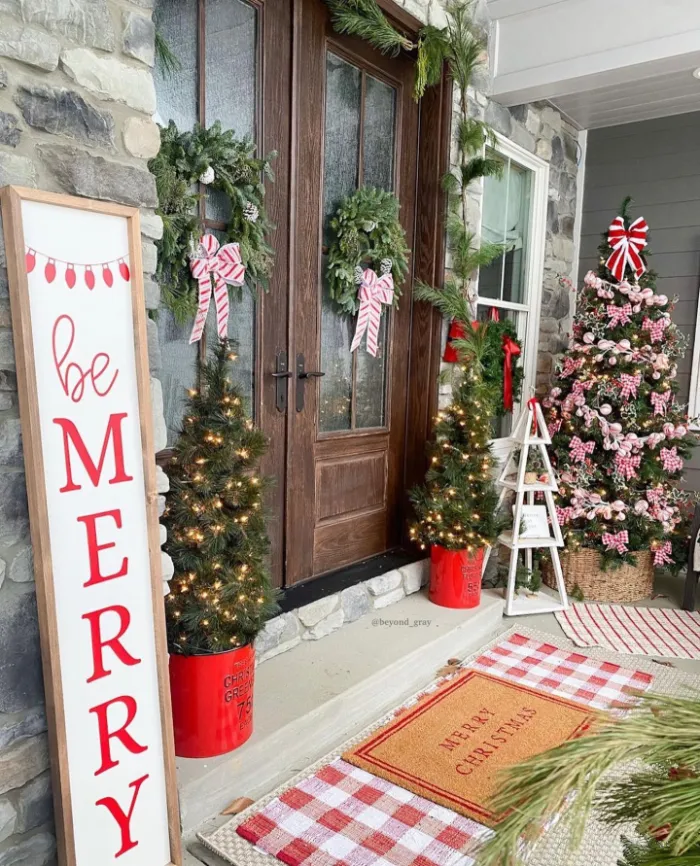 Classic Red & White Porch Magic