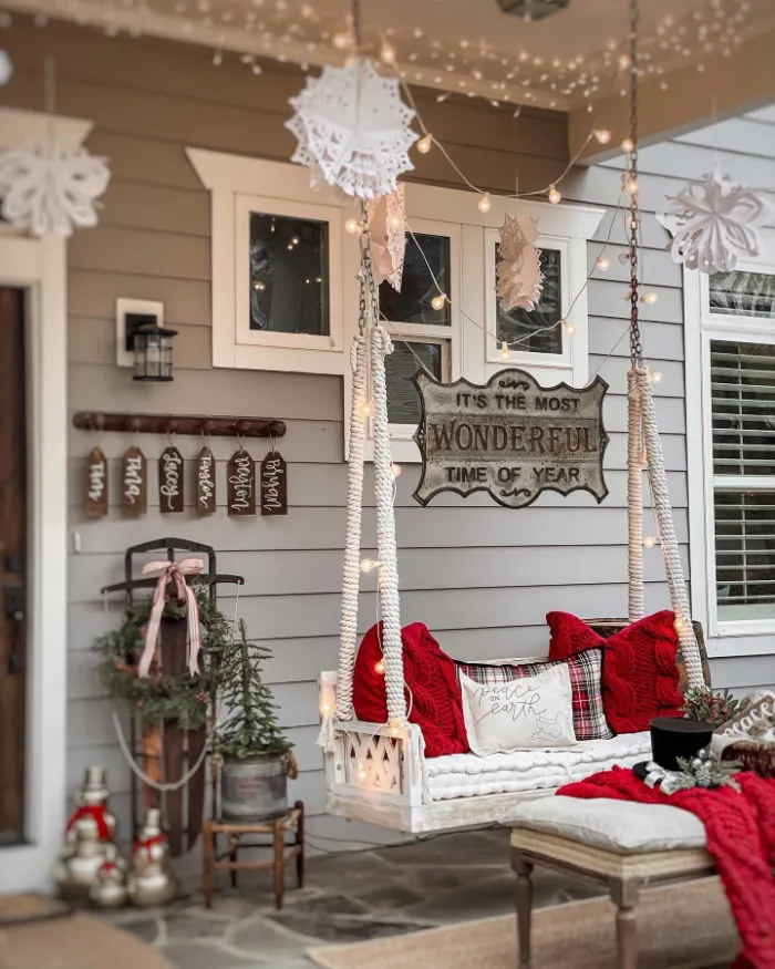 Cozy Porch Swing Retreat