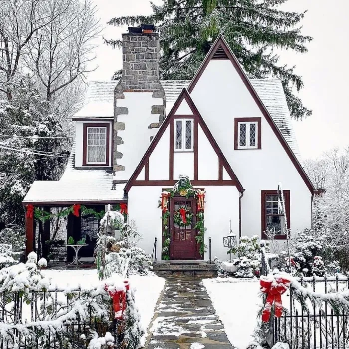 Snowy Tudor Christmas