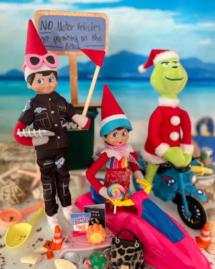 Grinch Beach Patrol
