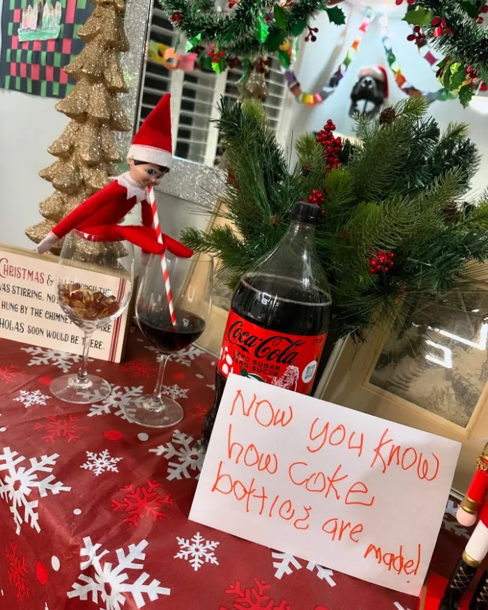 Elf Coke Bottle Trick