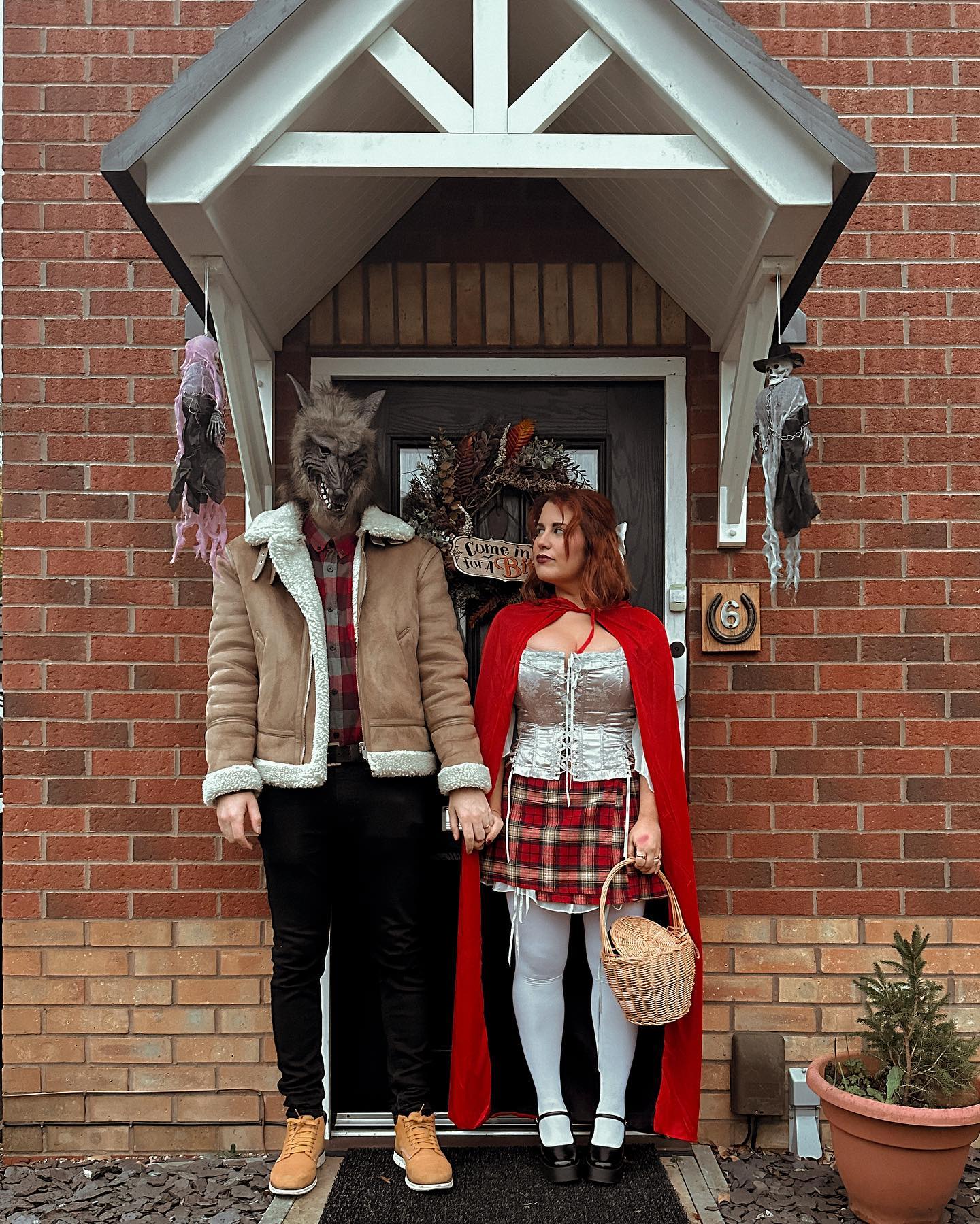 Red Riding Hood and Wolf Halloween Costume